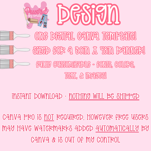 90’s Themed Birthday Banner Template