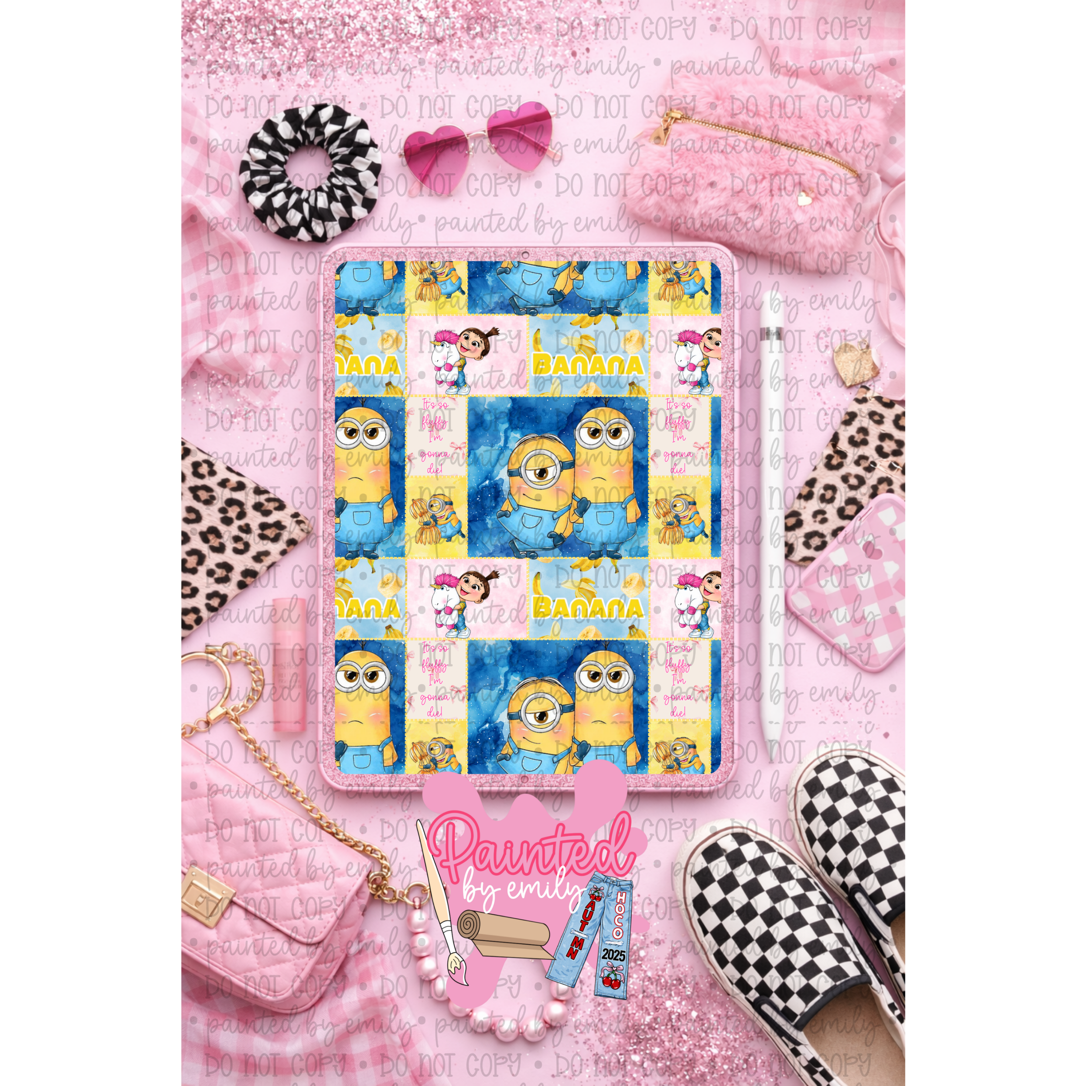 Yellow Guys Patchwork Seamless Pattern