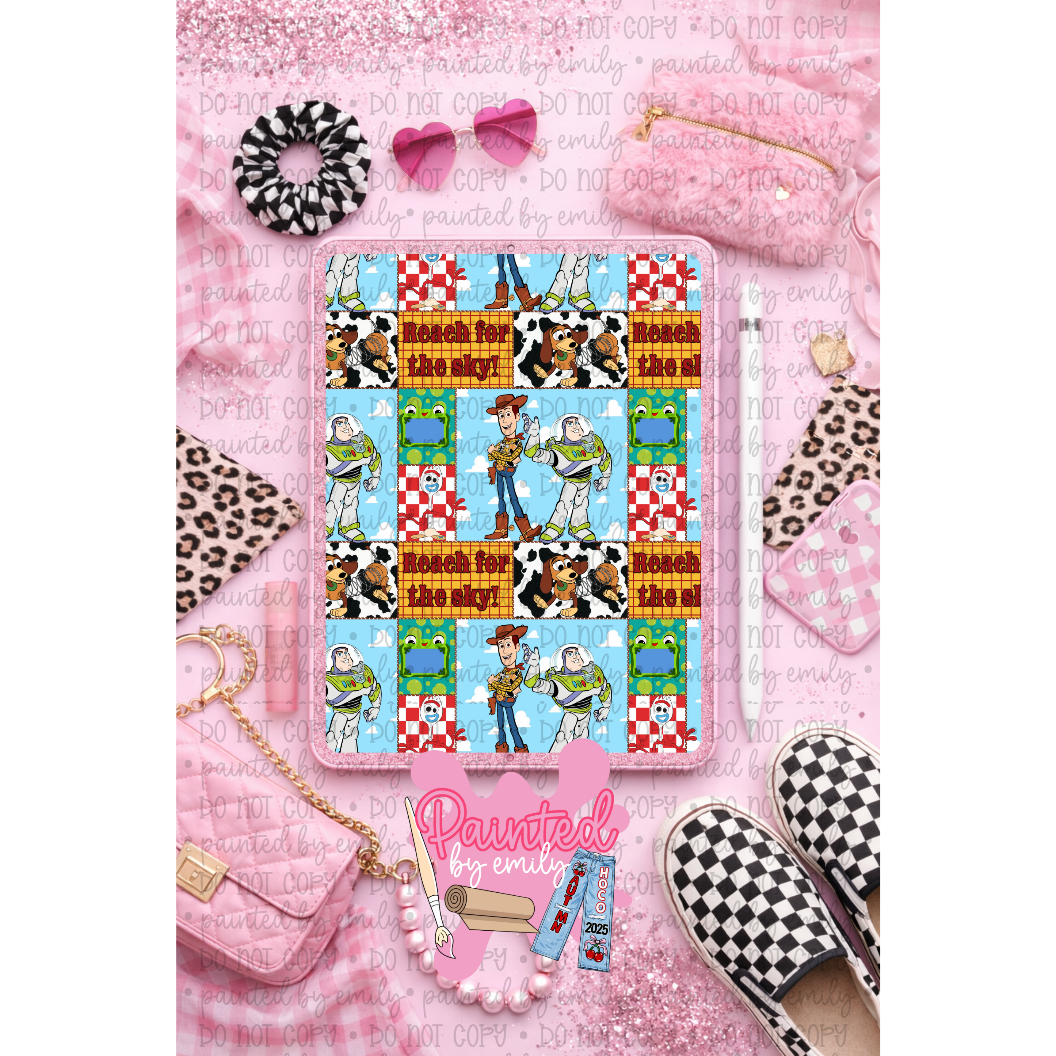 Toy Best Buds Seamless Pattern