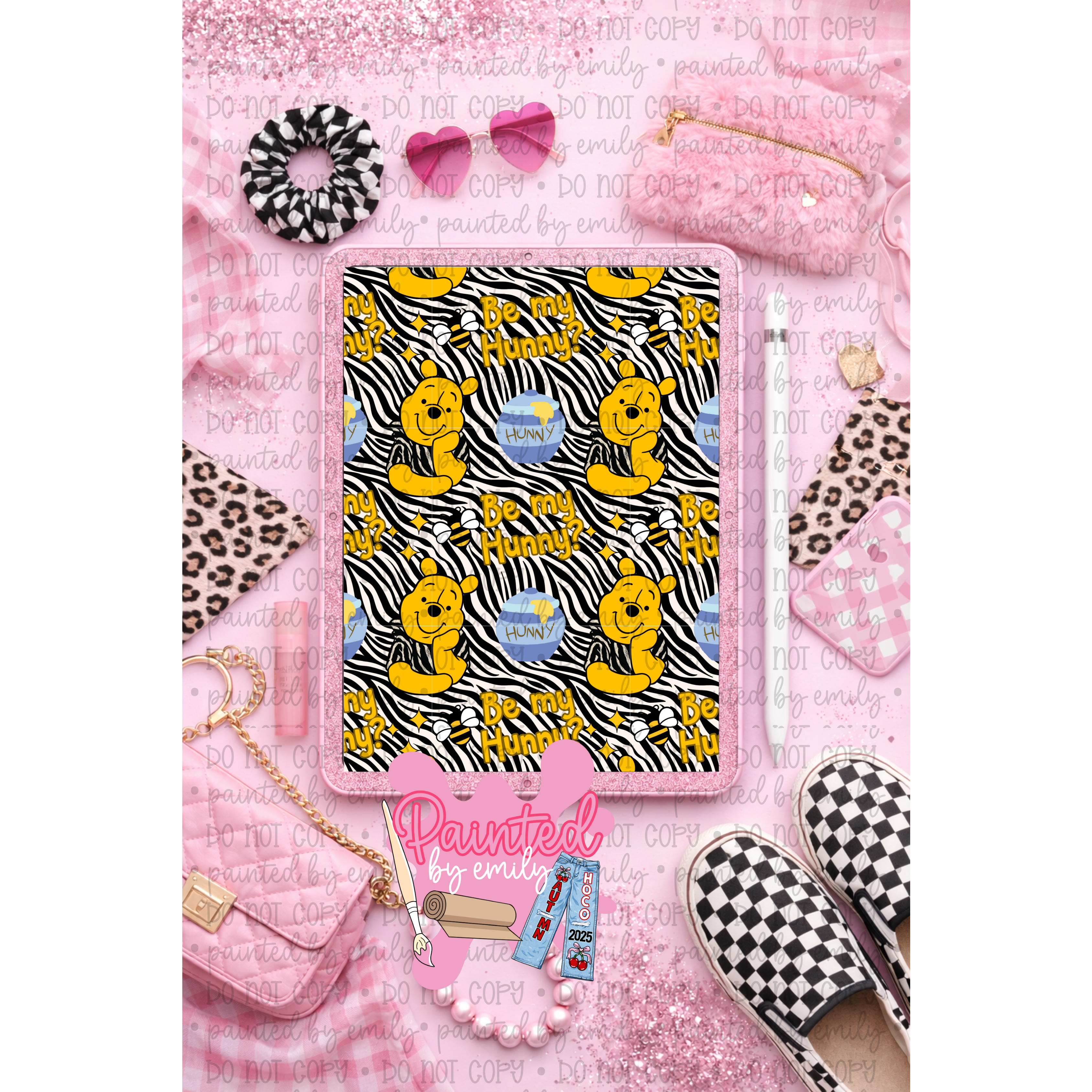 Be My Hunny? Seamless Pattern